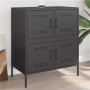Aparador de acero negro 68x39x79 cm de , Aparadores - Ref: Foro24-842952, Precio: 103,81 €, Descuento: %