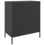 Aparador de acero negro 68x39x79 cm de , Aparadores - Ref: Foro24-842952, Precio: 103,81 €, Descuento: %