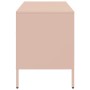 Muebles de TV 2 pzas acero laminado en frío rosa 68x39x50,5 cm de , Muebles TV - Ref: Foro24-843045, Precio: 174,47 €, Descue...