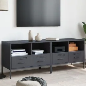 Mueble TV 2 pzas acero laminado en frío antracita 68x39x50,5 cm de , Muebles TV - Ref: Foro24-843047, Precio: 172,51 €, Descu...