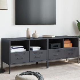 Mueble TV 2 pzas acero laminado en frío antracita 68x39x50,5 cm de , Muebles TV - Ref: Foro24-843047, Precio: 174,47 €, Descu...