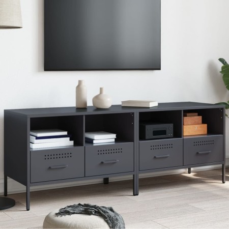 Mueble TV 2 pzas acero laminado en frío antracita 68x39x50,5 cm de , Muebles TV - Ref: Foro24-843047, Precio: 174,47 €, Descu...