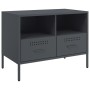Mueble TV 2 pzas acero laminado en frío antracita 68x39x50,5 cm de , Muebles TV - Ref: Foro24-843047, Precio: 174,47 €, Descu...