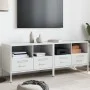 Muebles de TV 2 pzas acero laminado frío blanco 68x39x50,5 cm de , Muebles TV - Ref: Foro24-843053, Precio: 172,51 €, Descuen...