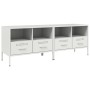Muebles de TV 2 pzas acero laminado frío blanco 68x39x50,5 cm de , Muebles TV - Ref: Foro24-843053, Precio: 174,47 €, Descuen...