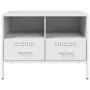 Muebles de TV 2 pzas acero laminado frío blanco 68x39x50,5 cm de , Muebles TV - Ref: Foro24-843053, Precio: 172,51 €, Descuen...