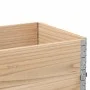 Jardinera de madera maciza de pino 100x50 cm de , Maceteros y jardineras - Ref: Foro24-3295391, Precio: 60,92 €, Descuento: %