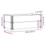 Jardinera de madera maciza de pino 100x50 cm de , Maceteros y jardineras - Ref: Foro24-3295391, Precio: 73,28 €, Descuento: %