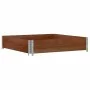 Jardinera de madera maciza de pino marrón 100x100 cm de , Maceteros y jardineras - Ref: Foro24-3295398, Precio: 45,82 €, Desc...