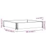 Jardinera de madera maciza de pino marrón 100x100 cm de , Maceteros y jardineras - Ref: Foro24-3295398, Precio: 45,82 €, Desc...