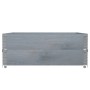 Jardinera de madera maciza de pino gris 100x100 cm de , Maceteros y jardineras - Ref: Foro24-3295401, Precio: 80,88 €, Descue...