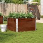 Jardinera de madera maciza de pino marrón 100x100 cm de , Maceteros y jardineras - Ref: Foro24-3295434, Precio: 123,78 €, Des...