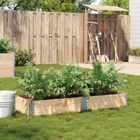 Jardinera de madera maciza de pino 150x50 cm de , Maceteros y jardineras - Ref: Foro24-3295403, Precio: 67,03 €, Descuento: %