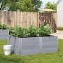 Jardinera de madera maciza de pino gris 150x100 cm de , Maceteros y jardineras - Ref: Foro24-3295441, Precio: 146,75 €, Descu...