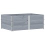 Jardinera de madera maciza de pino gris 150x100 cm de , Maceteros y jardineras - Ref: Foro24-3295441, Precio: 146,75 €, Descu...