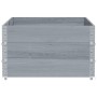 Jardinera de madera maciza de pino gris 150x100 cm de , Maceteros y jardineras - Ref: Foro24-3295441, Precio: 146,75 €, Descu...