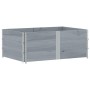 Jardinera de madera maciza de pino gris 150x100 cm de , Maceteros y jardineras - Ref: Foro24-3295441, Precio: 146,75 €, Descu...