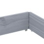 Jardinera de madera maciza de pino gris 150x100 cm de , Maceteros y jardineras - Ref: Foro24-3295441, Precio: 146,75 €, Descu...