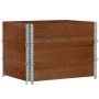 Jardinera de madera maciza de pino marrón 80x60 cm de , Maceteros y jardineras - Ref: Foro24-3295422, Precio: 83,15 €, Descue...