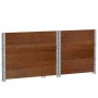 Jardinera de madera maciza de pino marrón 80x60 cm de , Maceteros y jardineras - Ref: Foro24-3295422, Precio: 83,15 €, Descue...