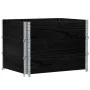 Jardinera de madera maciza de pino negro 80x60 cm de , Maceteros y jardineras - Ref: Foro24-3295420, Precio: 89,29 €, Descuen...