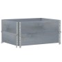 Jardinera de madera maciza de pino gris 80x60 cm de , Maceteros y jardineras - Ref: Foro24-3295841, Precio: 53,31 €, Descuent...