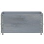 Jardinera de madera maciza de pino gris 80x60 cm de , Maceteros y jardineras - Ref: Foro24-3295841, Precio: 53,31 €, Descuent...