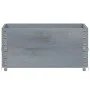 Jardinera de madera maciza de pino gris 80x60 cm de , Maceteros y jardineras - Ref: Foro24-3295841, Precio: 55,50 €, Descuent...