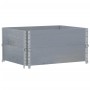 Jardinera de madera maciza de pino gris 80x60 cm de , Maceteros y jardineras - Ref: Foro24-3295841, Precio: 53,31 €, Descuent...