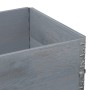 Jardinera de madera maciza de pino gris 80x60 cm de , Maceteros y jardineras - Ref: Foro24-3295841, Precio: 53,31 €, Descuent...