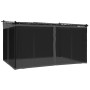 Cenador con paredes de malla acero gris antracita 4x3 m de , Carpas y cenadores - Ref: Foro24-4003912, Precio: 399,87 €, Desc...