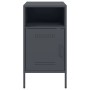 Mesitas de noche 2 unidades acero gris antracita 36x39x68 cm de , Mesitas de noche - Ref: Foro24-843070, Precio: 75,30 €, Des...