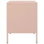 Mesitas de noche 2 unidades acero rosa 36x39x50,5 cm de , Mesitas de noche - Ref: Foro24-842925, Precio: 126,35 €, Descuento: %