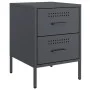 Mesitas de noche 2 unidades acero gris antracita 36x39x50,5 cm de , Mesitas de noche - Ref: Foro24-842927, Precio: 126,35 €, ...