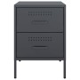 Mesitas de noche 2 unidades acero gris antracita 36x39x50,5 cm de , Mesitas de noche - Ref: Foro24-842927, Precio: 127,79 €, ...