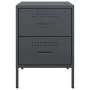 Mesitas de noche 2 unidades acero gris antracita 36x39x50,5 cm de , Mesitas de noche - Ref: Foro24-842927, Precio: 126,35 €, ...