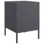Mesitas de noche 2 unidades acero gris antracita 36x39x50,5 cm de , Mesitas de noche - Ref: Foro24-842927, Precio: 127,79 €, ...