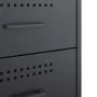 Mesitas de noche 2 unidades acero gris antracita 36x39x50,5 cm de , Mesitas de noche - Ref: Foro24-842927, Precio: 126,35 €, ...