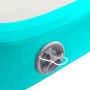 Esterilla inflable de gimnasia con bomba PVC verde 400x100x20cm de vidaXL, Esteras para pilates y yoga - Ref: Foro24-92681, P...