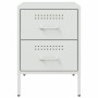Mesitas de noche 2 unidades acero blanco 36x39x50,5 cm de , Mesitas de noche - Ref: Foro24-842933, Precio: 127,79 €, Descuent...