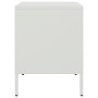 Mesitas de noche 2 unidades acero blanco 36x39x50,5 cm de , Mesitas de noche - Ref: Foro24-842933, Precio: 127,79 €, Descuent...