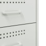 Mesitas de noche 2 unidades acero blanco 36x39x50,5 cm de , Mesitas de noche - Ref: Foro24-842933, Precio: 127,79 €, Descuent...