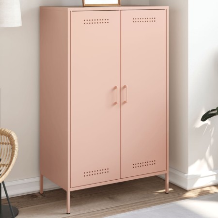 Aparador de acero rosa 68x39x113 cm de , Aparadores - Ref: Foro24-842965, Precio: 147,32 €, Descuento: %