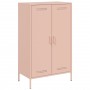 Aparador de acero rosa 68x39x113 cm de , Aparadores - Ref: Foro24-842965, Precio: 147,32 €, Descuento: %