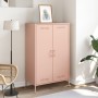 Aparador de acero rosa 68x39x113 cm de , Aparadores - Ref: Foro24-842965, Precio: 147,32 €, Descuento: %