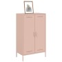 Aparador de acero rosa 68x39x113 cm de , Aparadores - Ref: Foro24-842965, Precio: 147,32 €, Descuento: %