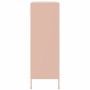 Aparador de acero rosa 68x39x113 cm de , Aparadores - Ref: Foro24-842965, Precio: 147,32 €, Descuento: %