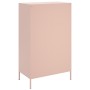Aparador de acero rosa 68x39x113 cm de , Aparadores - Ref: Foro24-842965, Precio: 147,32 €, Descuento: %