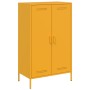 Aparador de acero amarillo mostaza 68x39x113 cm de , Aparadores - Ref: Foro24-842967, Precio: 149,16 €, Descuento: %