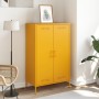 Aparador de acero amarillo mostaza 68x39x113 cm de , Aparadores - Ref: Foro24-842967, Precio: 149,16 €, Descuento: %